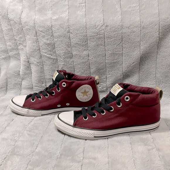 Burgundy Converse All-Star - Picture 4 of 6